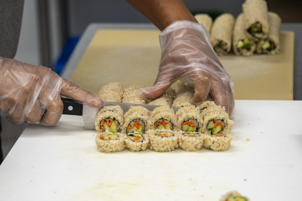 VEGGIE ROLL WITH WILD RICE